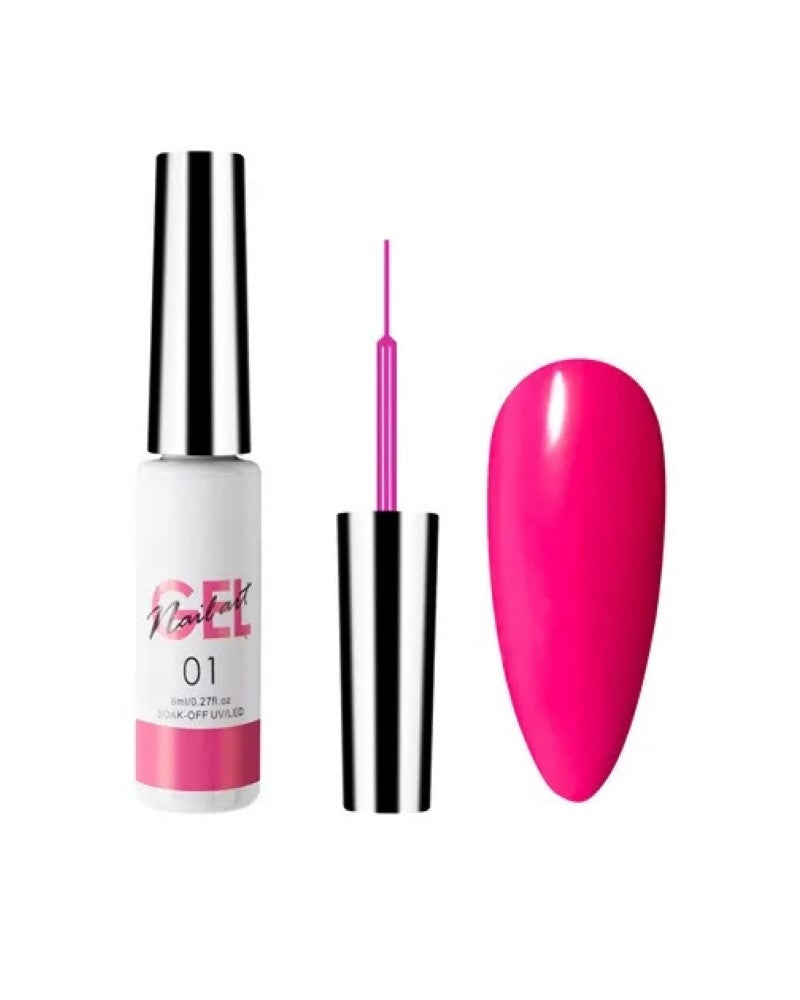 BRIGHT PINK ART GEL