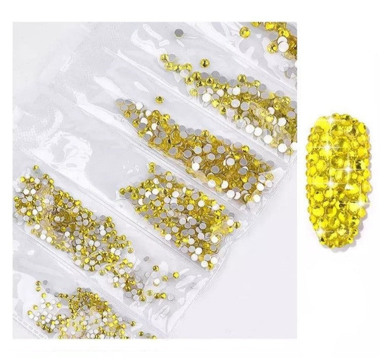 RHINESTONES - LEMON YELLOW