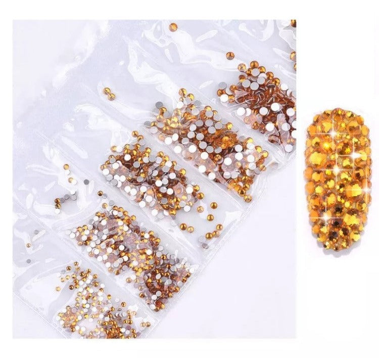 RHINESTONES - GOLDEN ORANGE