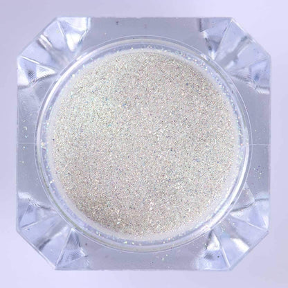 WHITE CHROME NAIL POWDER