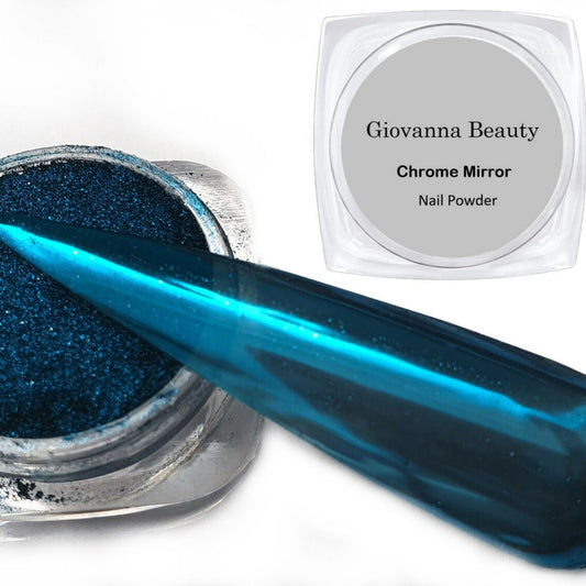 DEEP OCEAN CHROME NAIL POWDER