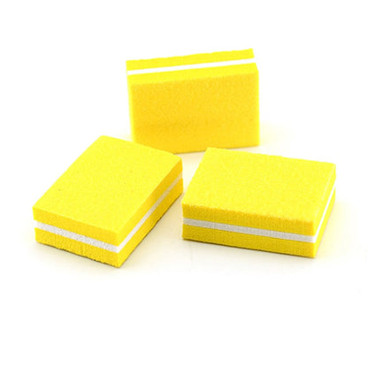 YELLOW BUFFER BLOCKS - 50 PC