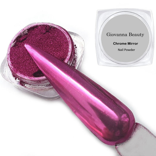 PURPLE PINK CHROME NAIL POWDER