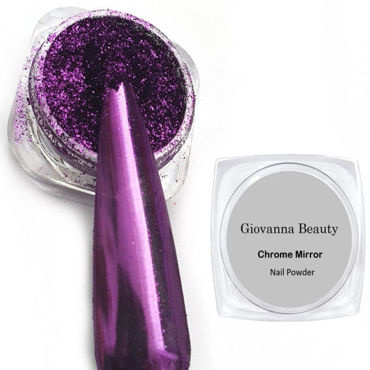 VIOLET CHROME NAIL POWDER